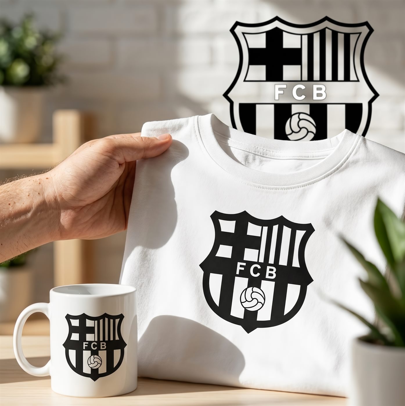 Barcelona Logo CNC panel