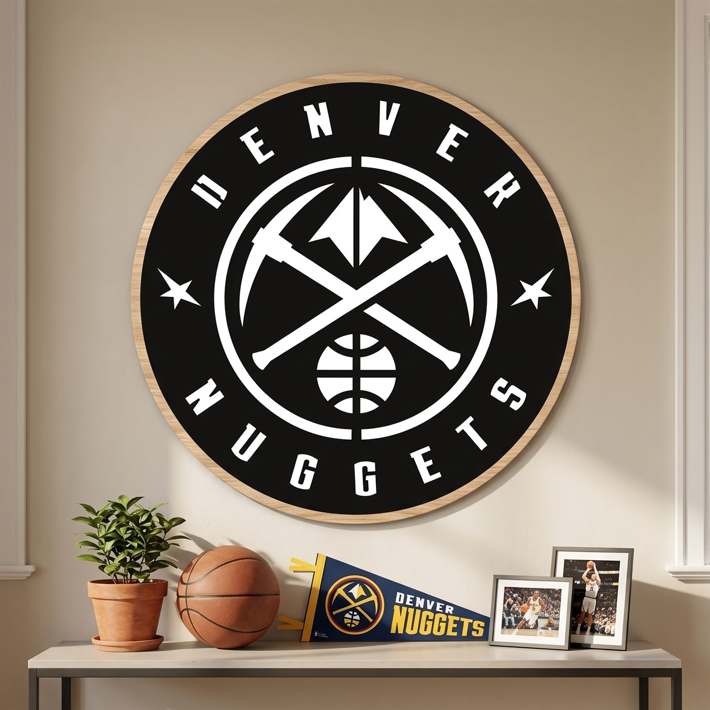Denver Nuggets 2 Logo CNC panel