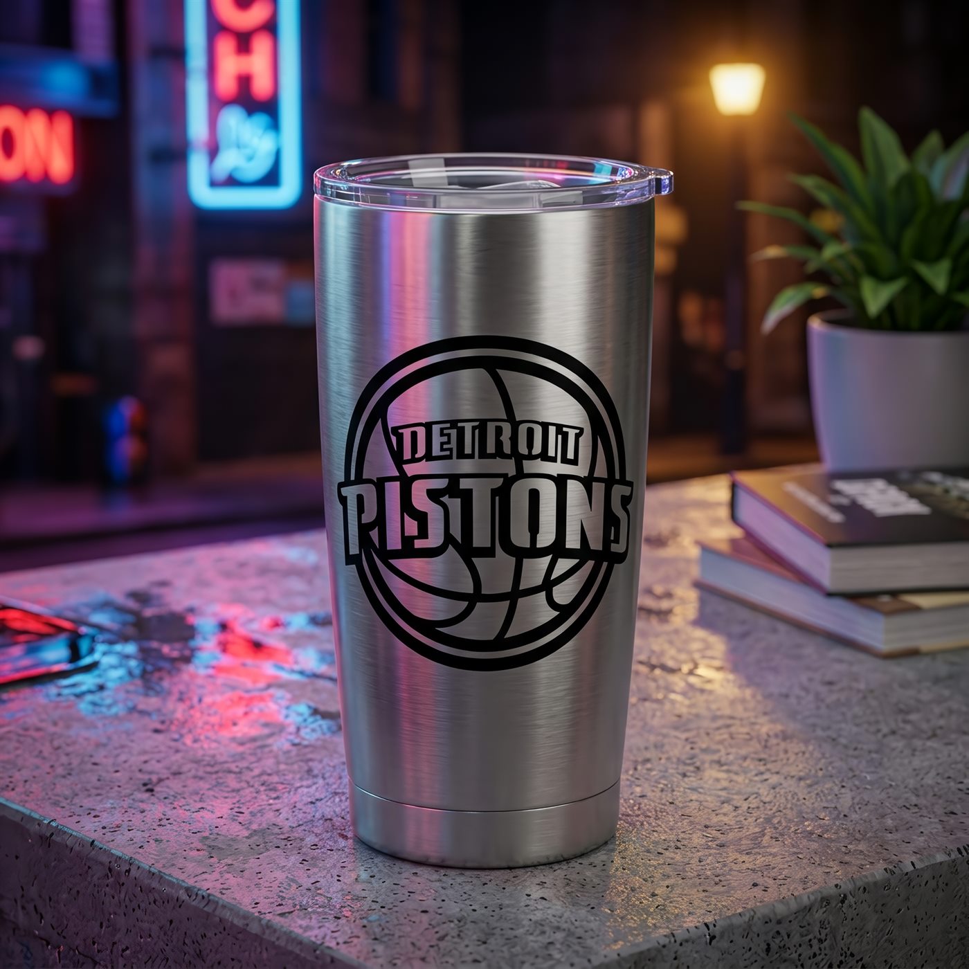 Detroit Pistons Logo CNC panel