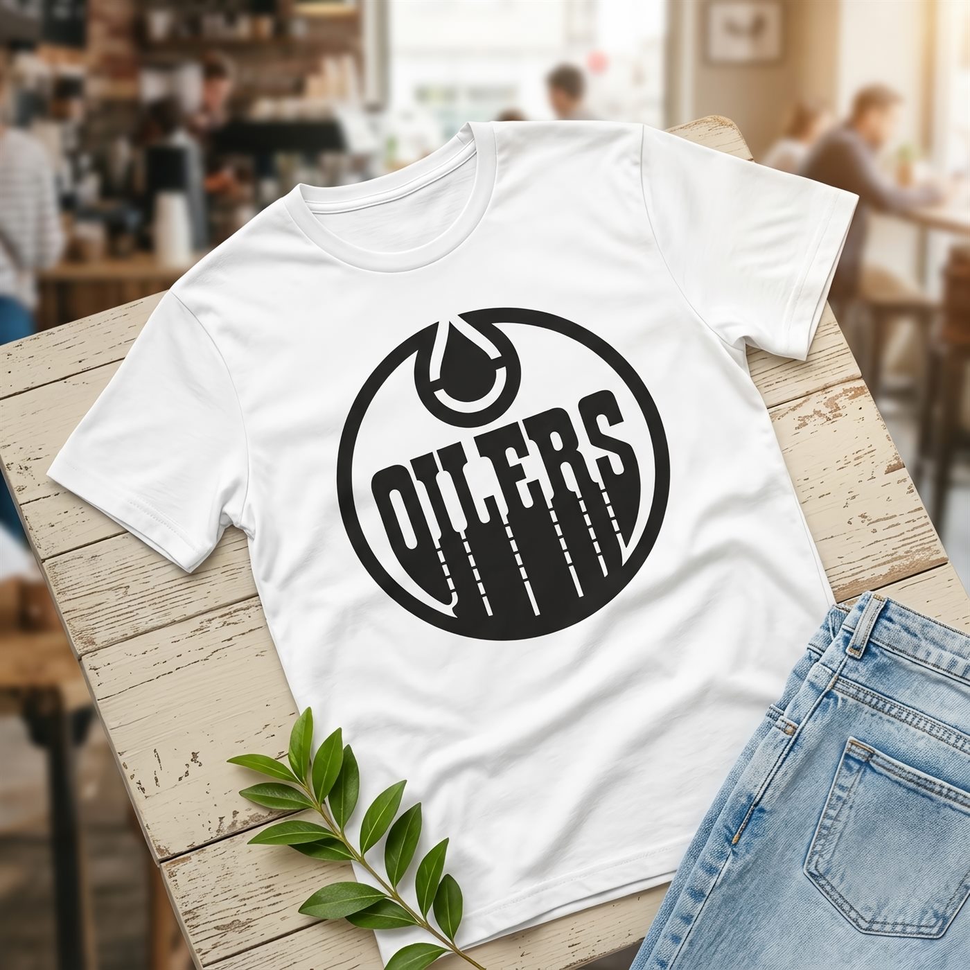 Edmonton Oilers Logo CNC panel